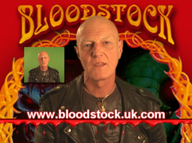Chris Slade video for "Bloodstock" concert in the UK