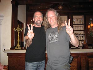 Paul DeJoria and Sean Lee after the shoot