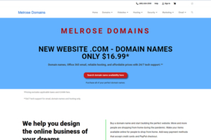melrose domains