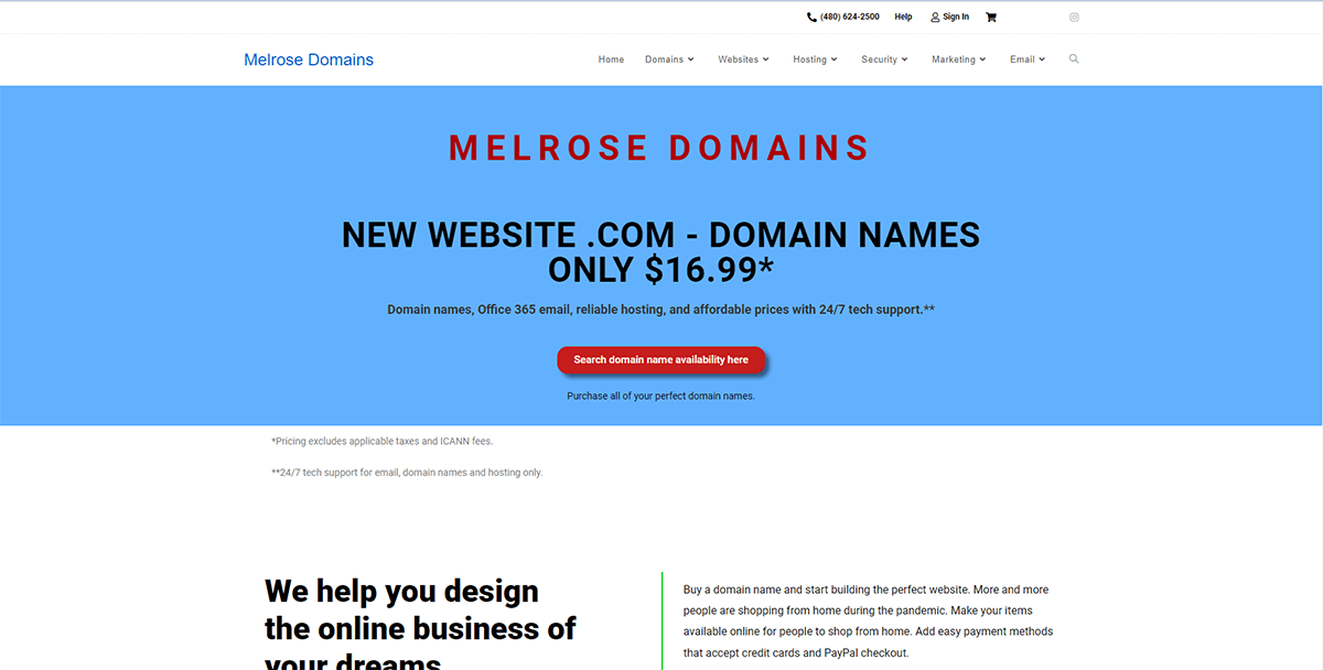 melrose domains